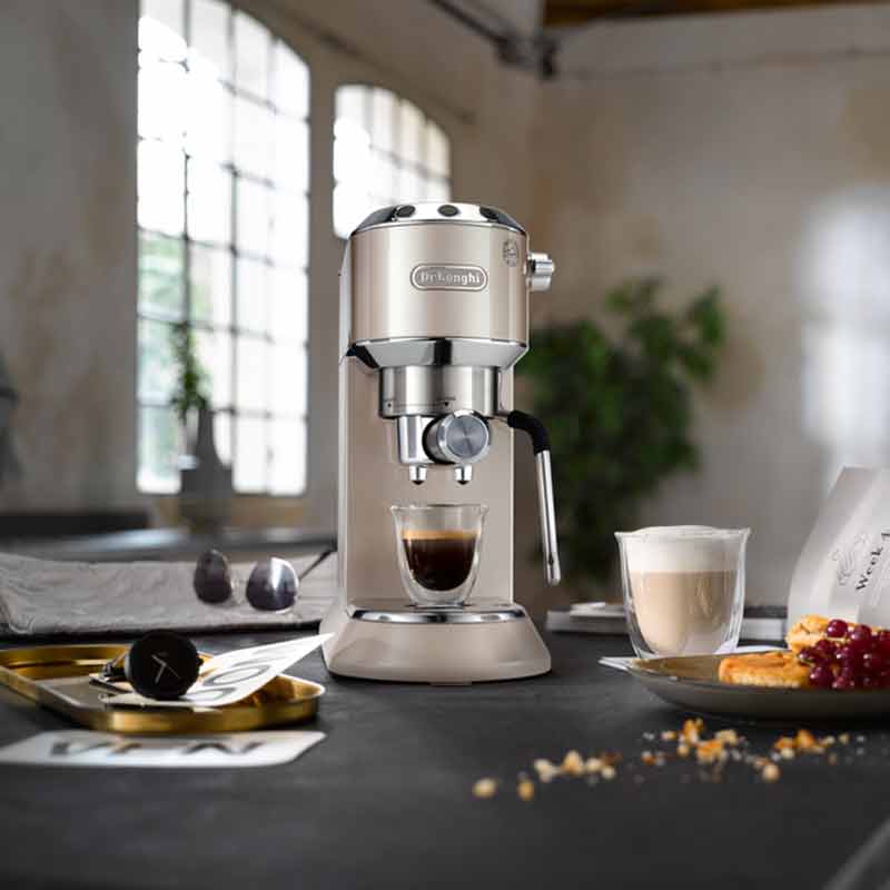 Buy Delonghi Dedica Arte EC885M, Espresso Coffee Machine w/ Milk Jug