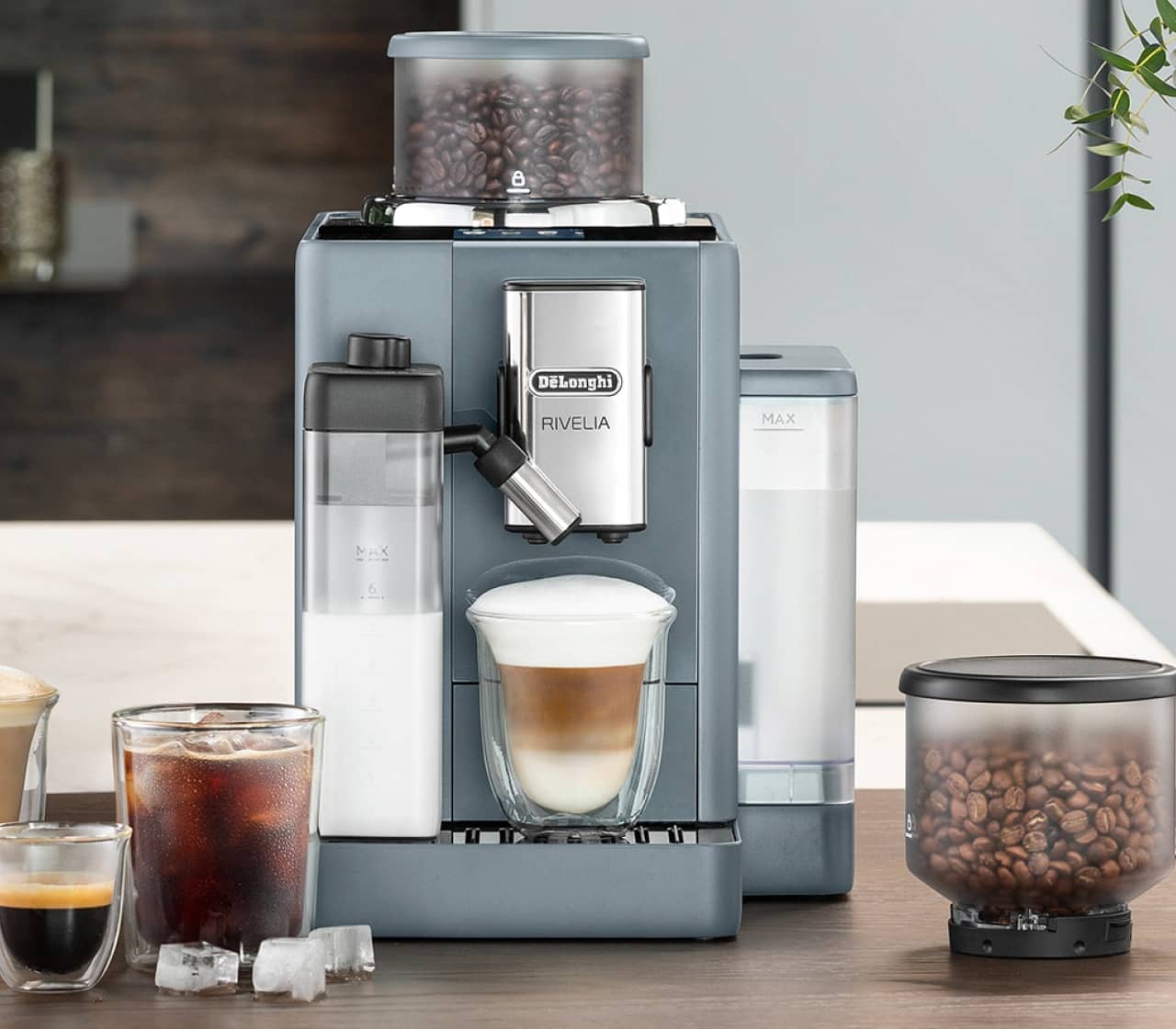  DeLonghi - Máquina digital automática de capuchino, café con  leche, macchiato y espresso : Hogar y Cocina