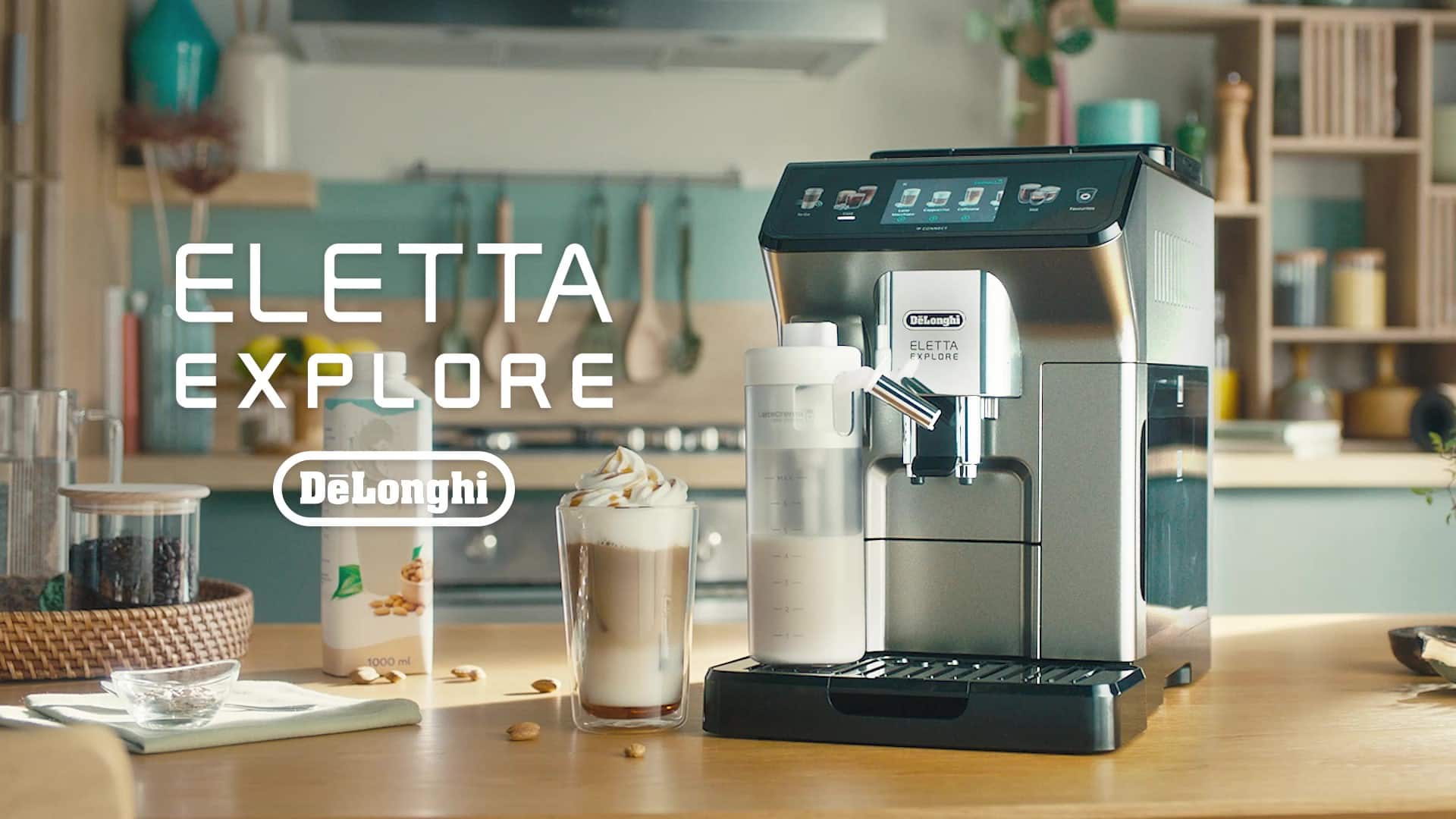 De'Longhi Eletta Explore Fully Automatic Espresso Machine with Cold Brew