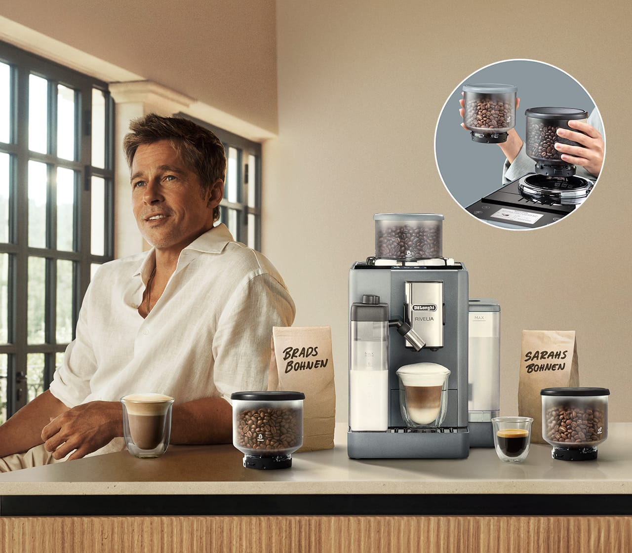 De'Longhi DE  Kaffeemaschinen, Kaffeevollautomaten, Komfort- und  Küchengeräte