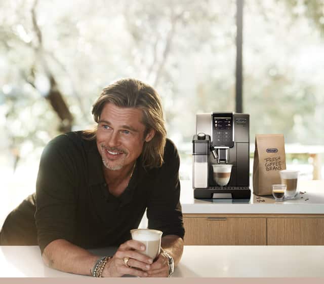 Brad Pitt & De'Longhi: Perfetto, l'espresso comme il faut.