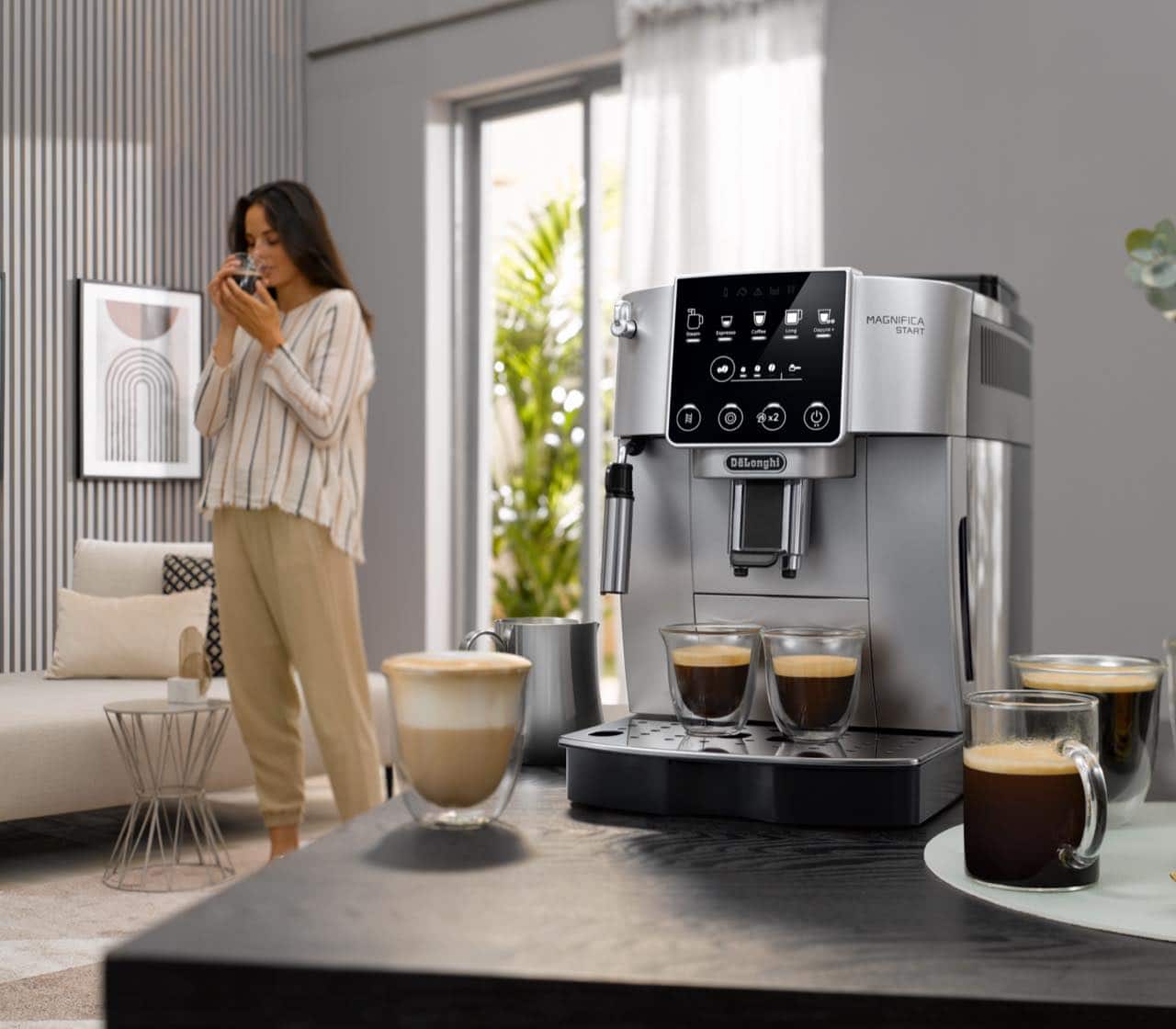 DeLonghi ECAM22X.2Y-22X.3Y Magnifica Start Bean to Cup Espresso and  Cappuccino Machine User Guide